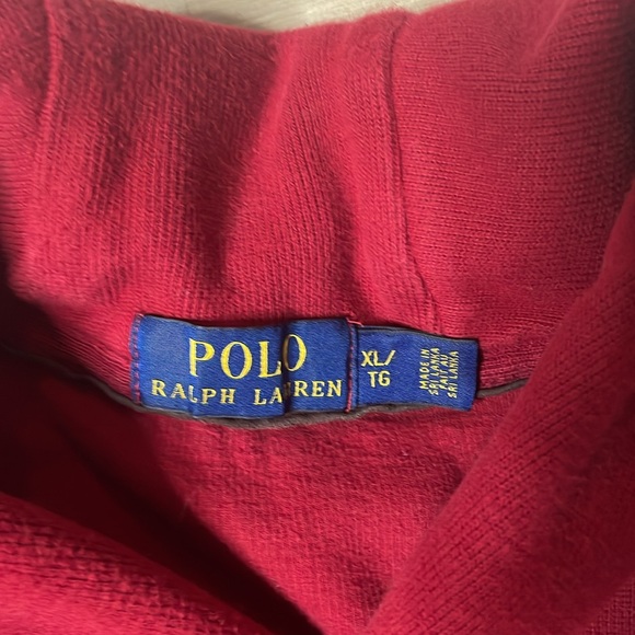 Polo Ralph Lauren Red Sweater. Size XL. Good Used Condition. XL. - Picture 2 of 8